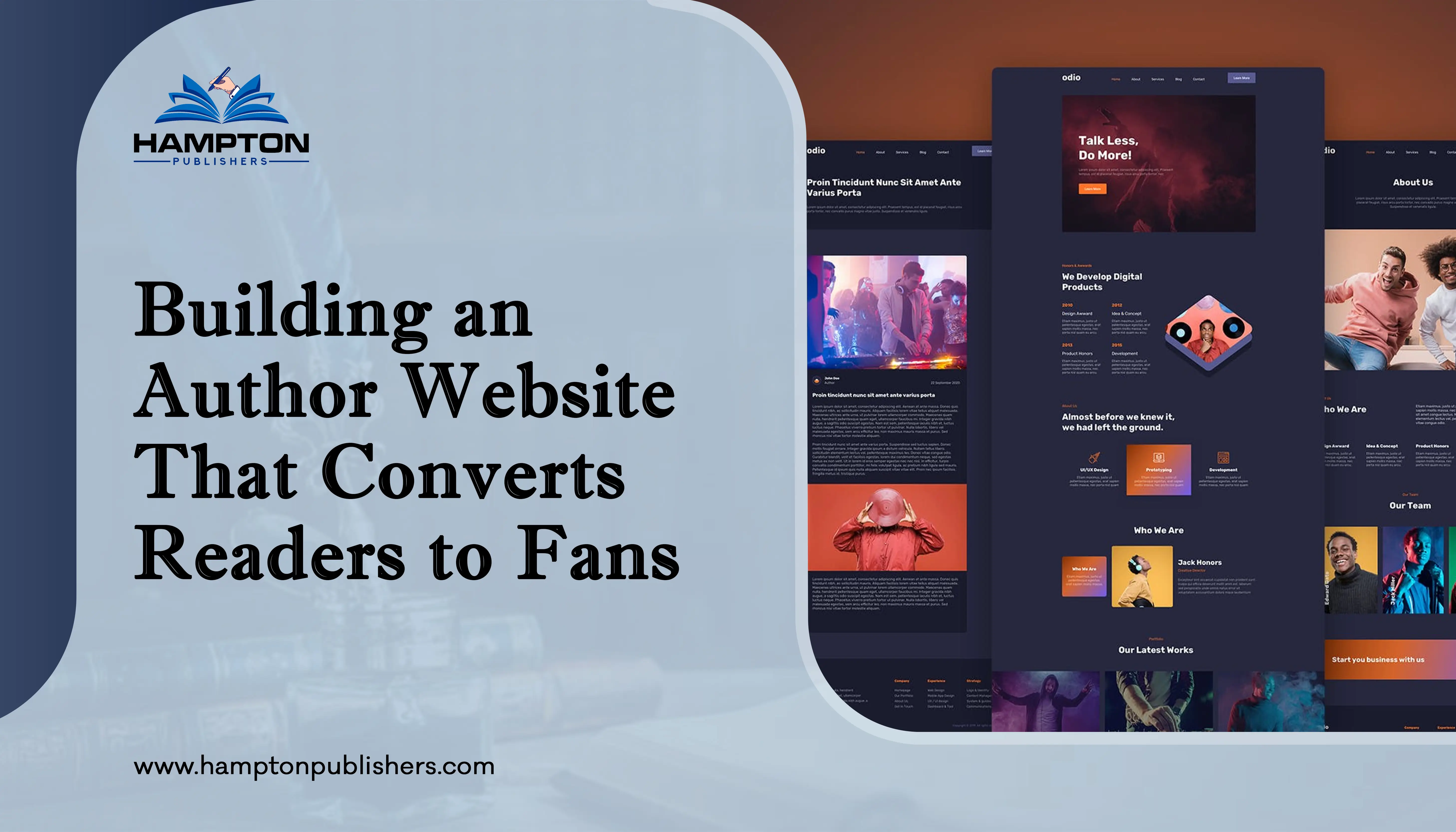 Building an Author Website That Converts Readers to Fans