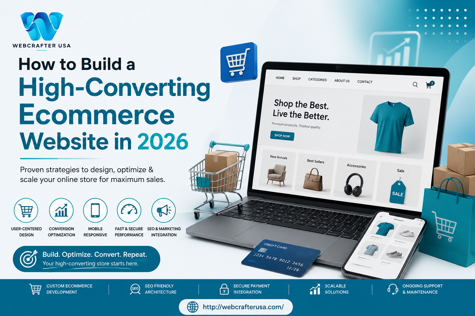 How to Build a High-Converting Ecommerce Website in 2026