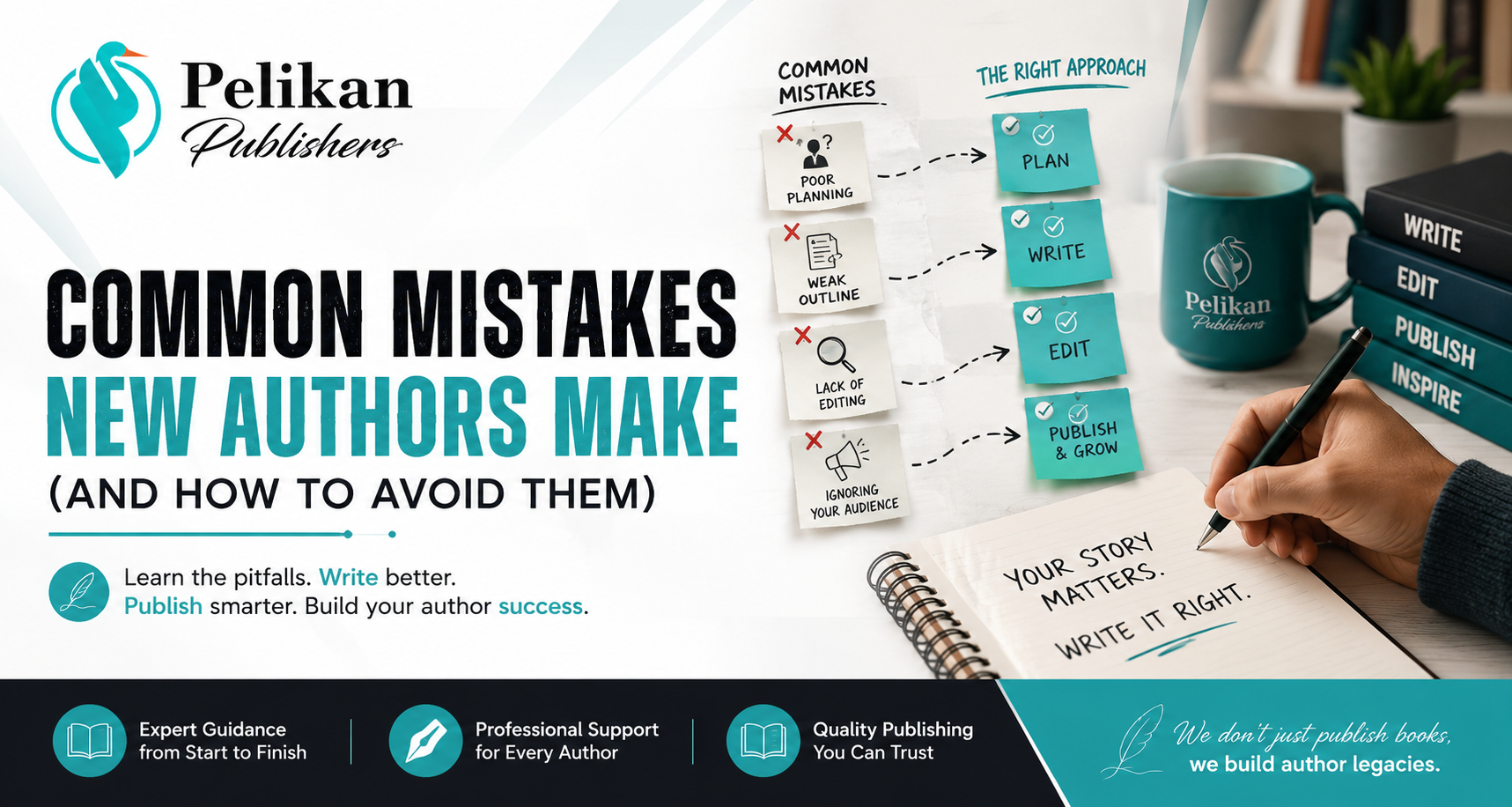 Common Mistakes New Authors Make (And How to Avoid Them)